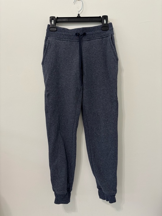 lululemon athletica Pants - Lululemon Warm Down Jogger II Sz 4 Heathered Speckled True Navy EUC